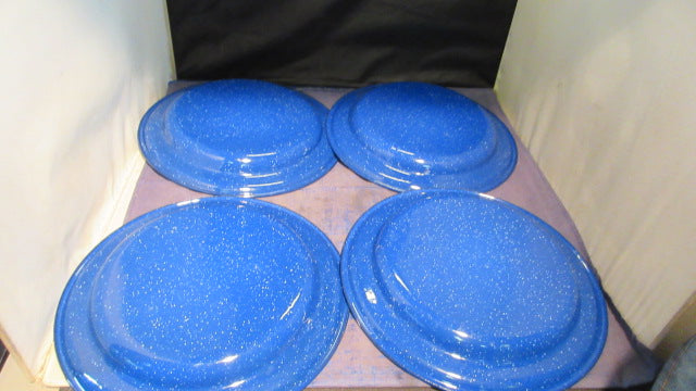 Load image into Gallery viewer, Used Ozark Trail Dinnerware Set - missing 3 forks, 1 spoon, and cup wear
