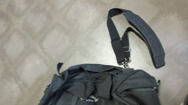 Load image into Gallery viewer, Used Callaway Golf Small Duffle Bag - missing strap hoop &amp; discoloration on back

