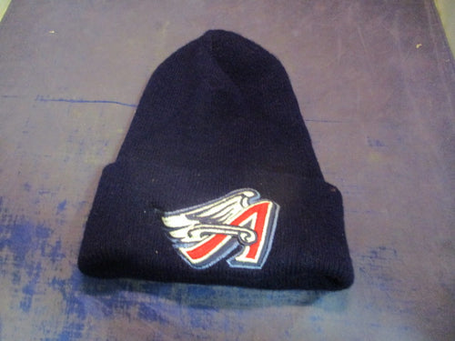 Used Vintage Anaheim Angels Knit Beanie / Hat - OSFM