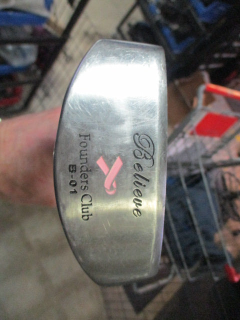 Used Founders Club B-01 Believ RH Pink Putter