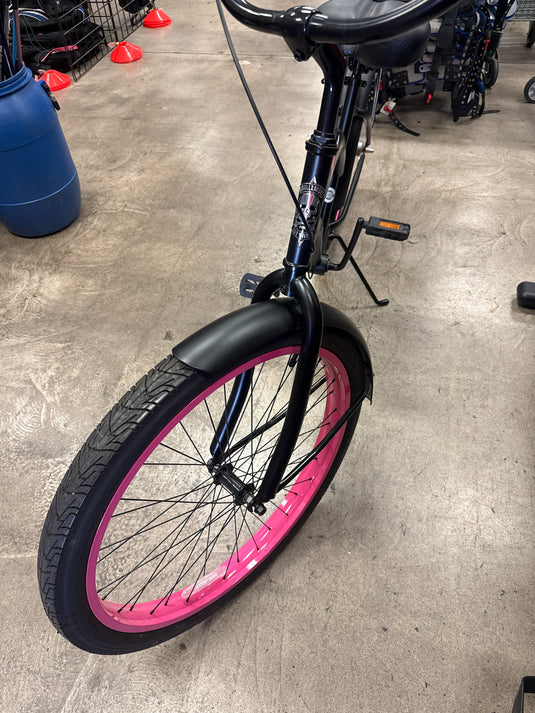 Used HBBC Skull and Bones Ladies Beach Cruiser 26"