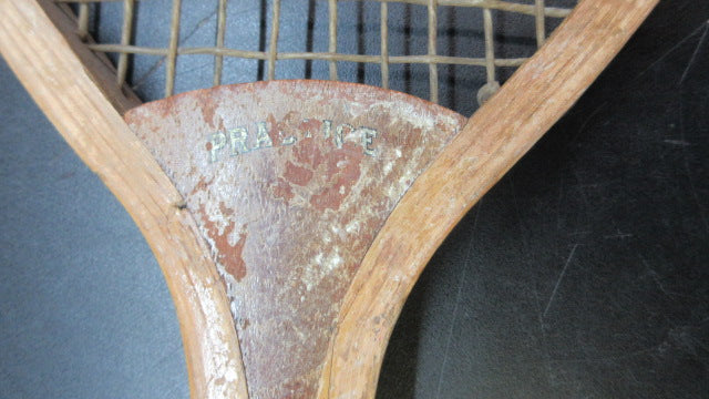 Load image into Gallery viewer, Used Vintage Practice Wood Tennis Racquet
