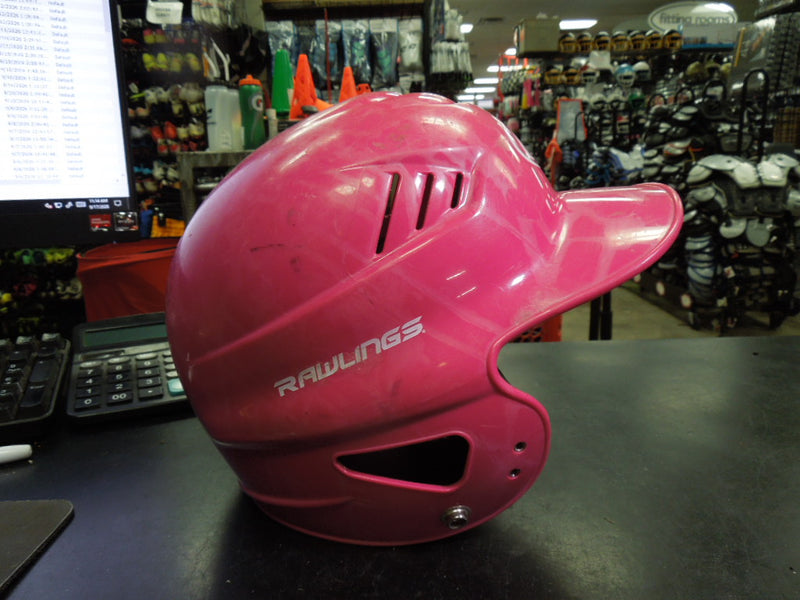 Load image into Gallery viewer, Used Rawlings Pink Softball Helmet Size 6 1/4 - 6 7/8
