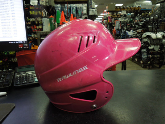 Used Rawlings Pink Softball Helmet Size 6 1/4 - 6 7/8