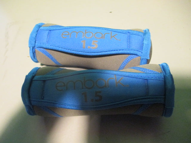 Load image into Gallery viewer, Used Embark 1.5LB Soft Dumbbell W/ Handle - Pair
