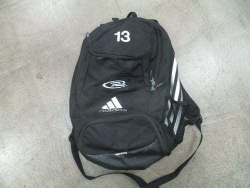 Used Adidas Black Soccer Equipment Backpack