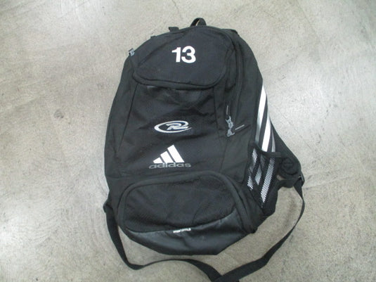 adidas backpack used Used Adidas Black Soccer Equipment Backpack