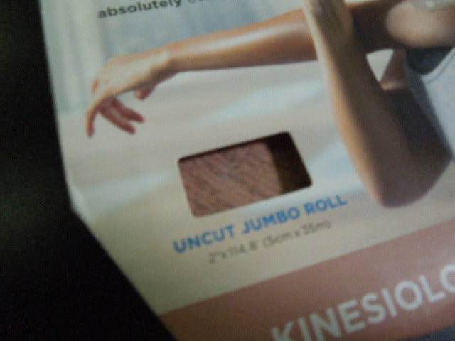 Load image into Gallery viewer, Used Open Box IronMan Uncut Jumbo Roll of K Tape Originally 5 cm x 35 m
