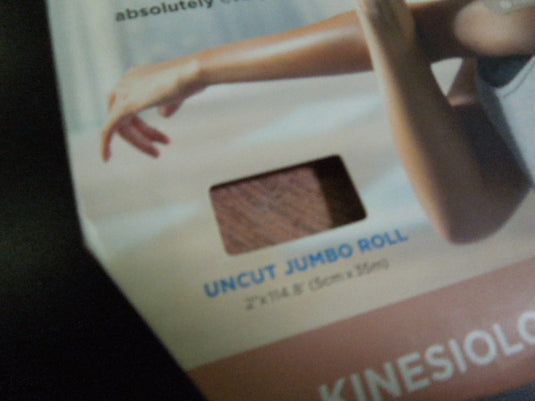 Used Open Box IronMan Uncut Jumbo Roll of K Tape Originally 5 cm x 35 m