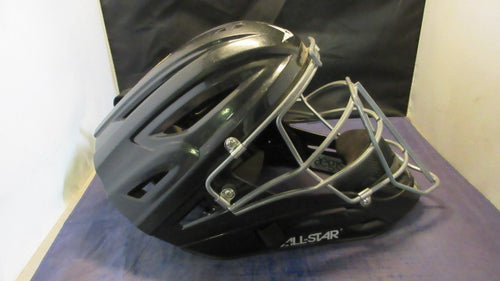 Used All Star MVP 2400 Ultra Cool Catcher's Helmet Size 7 - 7 3/4
