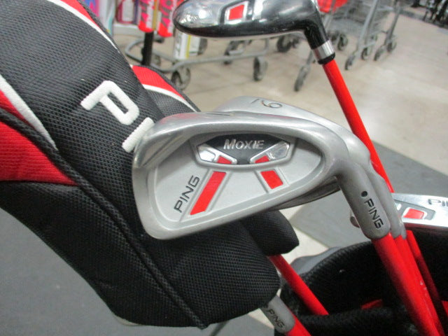 Load image into Gallery viewer, Used Ping Moxie 8 Piece Junior Complete Golf Set w/ Bag
