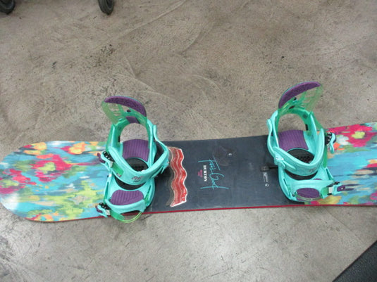 Used Burton Feels Good Smalls Size 130CM Snaowboard With K2 Bindings