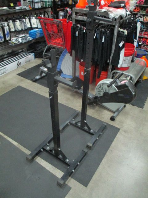 Used Free Standing 2 Piece Adjustable Squat Rack