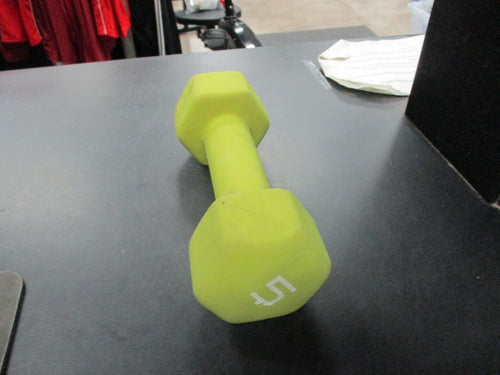 Used 5Lb Rubber Hex Dumbbells