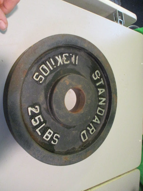 Load image into Gallery viewer, Used 25LB Olympic Weight Plate
