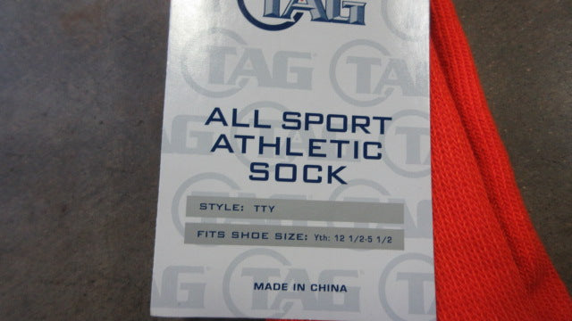 Load image into Gallery viewer, Tag Athletic Socks - Size Youth 12.5 - 5.5
