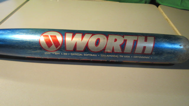 Load image into Gallery viewer, Used Worth SuperCell EST Softball Bat 34in/28oz C405 Alloy Cryogenic SlowPitch

