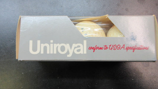 Vintage Uniroyal Golf Balls Set Of 3