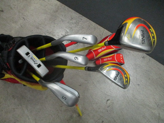 Used Ping Pal Junior 6 Piece Golf Set w/ Bag