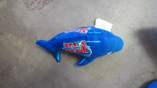 Mini Embroidered Super Bowl 2007 Dolphin Stuffed Animal