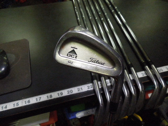 Load image into Gallery viewer, Used Titleist DCI 962 9pc Right Hand Iron Set 3-9 Iron and S,P-Wedge
