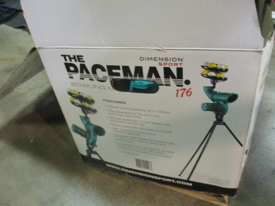 Used The Paceman 176XT Bowling Pitching Machine Cricket