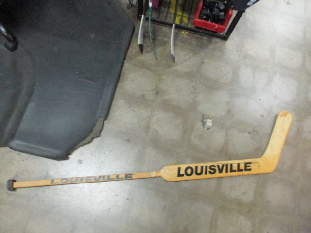 Load image into Gallery viewer, Used Louisville Stewart Goalie Stick -LH 63&quot; - SPLIT AS IS
