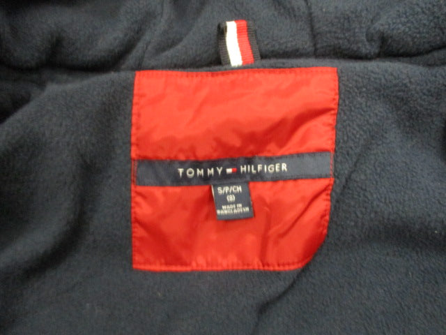 Load image into Gallery viewer, Used Tommy Hilfiger Big Boy David Hooded Puffer Red Jacket - Small
