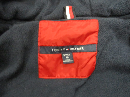 Used Tommy Hilfiger Big Boy David Hooded Puffer Red Jacket - Small