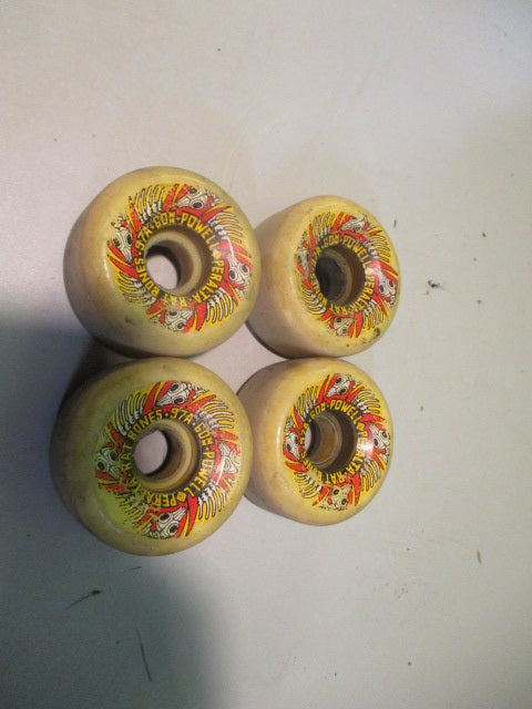 Load image into Gallery viewer, Used Powell Peralta Rat Bones Skateboard Wheels Set Of 4
