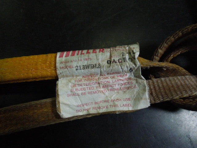 Load image into Gallery viewer, Vintage Miller Safety SoftSpot Impact Absorbing Lanyard with 5g Clip Ins
