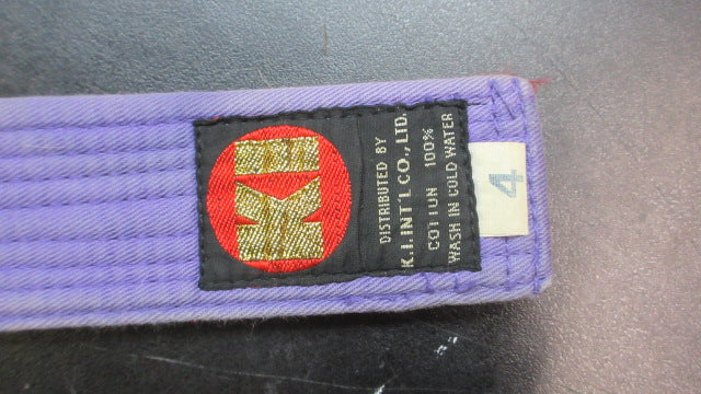 Load image into Gallery viewer, Used KI Light Purple Karate Belt - Size 4
