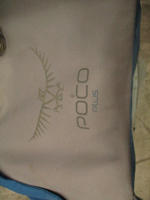 Load image into Gallery viewer, Used Osprey Poco Plus Blue Child Carrier Backpack
