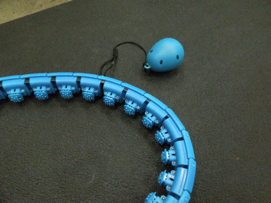 Used Weighted Hula Hoop Point Stim Exercise Device 7 lb Attached Weight