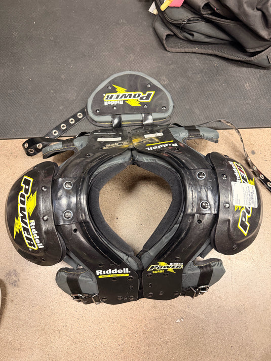 Used Riddell Power Surge Football Shoulder Pads Size Youth Small