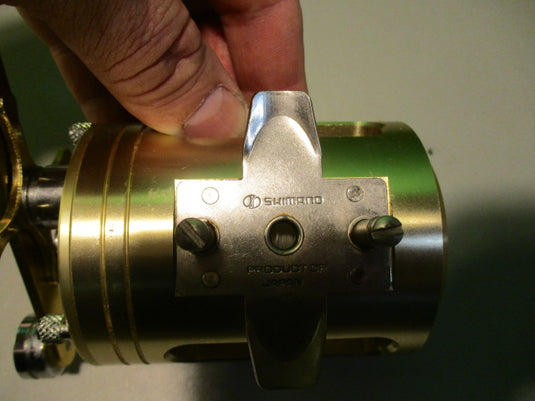 Used Shimano Designed For Professionals Triton mark II Gold FISHING REEL