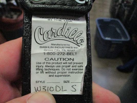 Used Cardillo Women’s 310DL Stock Lifting Weight Belt size small