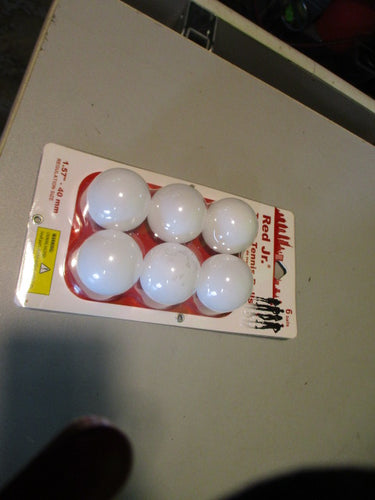 Red Jr Pack Of 6 Table Tennis Balls