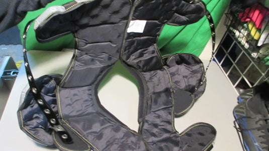 New Riddell Power Surge Youth Shoulder Pads W/ Back Plate-Size Large