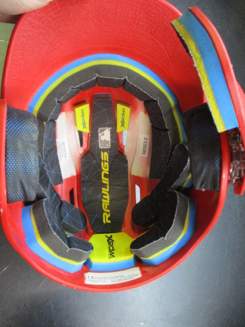 Load image into Gallery viewer, Used Rawlings Batting Helmet W/ Jaw Guard - 6 7/8 - 7 5/8
