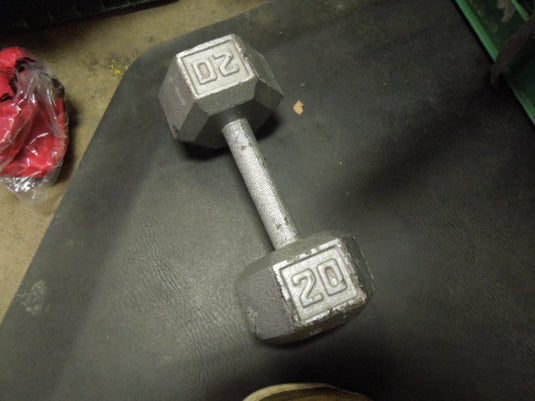 Used 20 lb Cast Iron Dumbbell