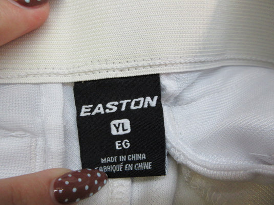 Used Easton Open Bottom Baseball Pants - Size Youth Large