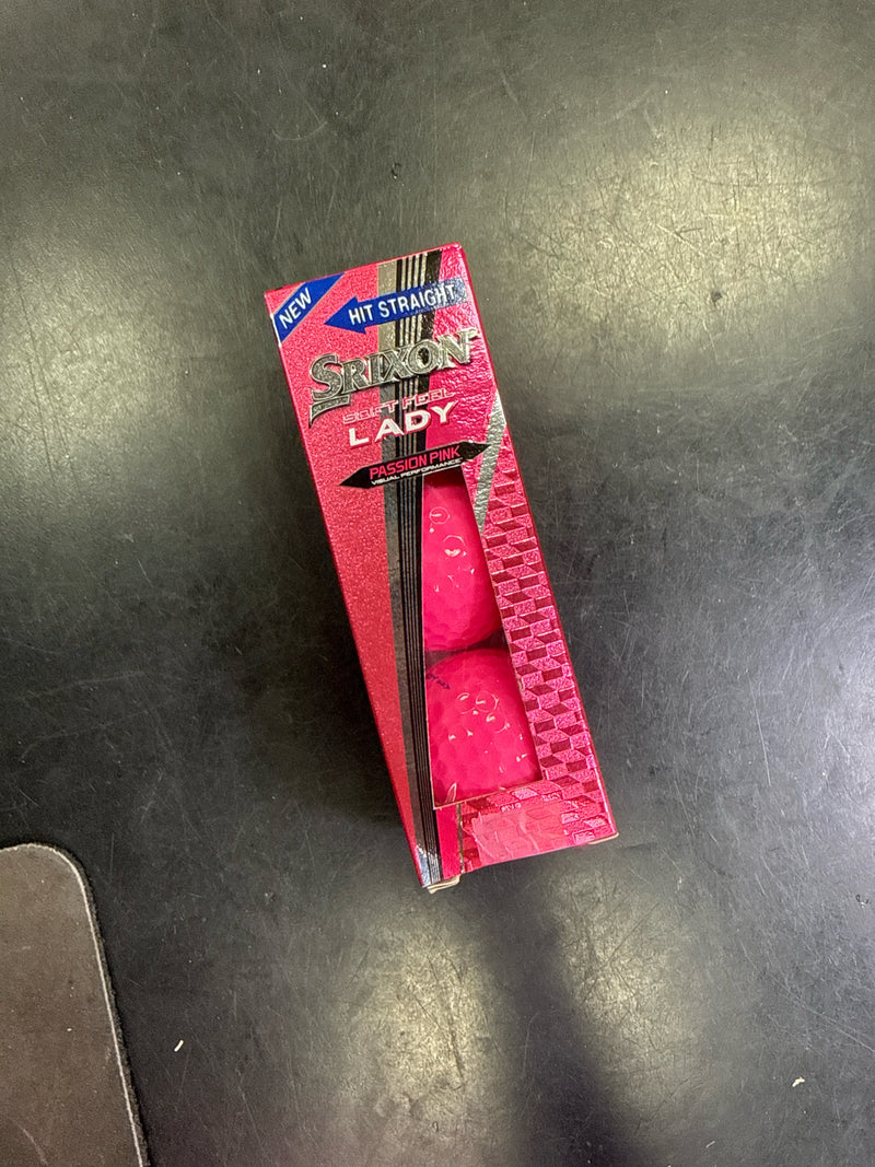 Load image into Gallery viewer, Like New Srixon Soft Feel Lady Pink Golf Balls 3pk
