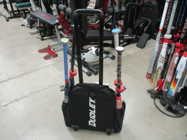 Load image into Gallery viewer, Dudley softball wheeled gear bag 4 bat pack
