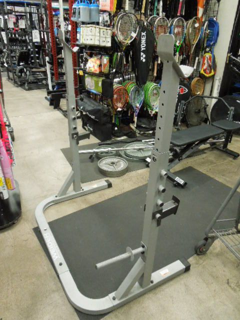 Used Weider Platinum Adjustable Squat Rack / Bench Press