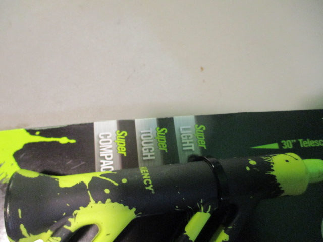 Load image into Gallery viewer, Profishiency Micro Green Splat Pocket Youth - 30in Fishing Pole Combo
