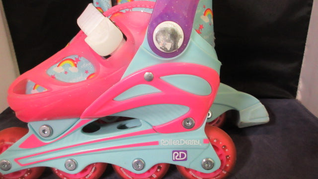 Load image into Gallery viewer, Used Roller Derby 2 in 1 Quad &amp; Inline Skates Youth Size 12-2 - small wear
