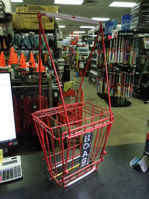 Used HOAG Deluxe Ball Basket Tennis Ball Hopper