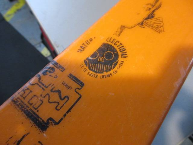 Load image into Gallery viewer, Used K2 Juvy All-Terrain Rocker Size 139CM Skis W/ Marker Bindings
