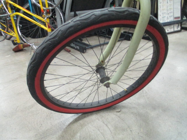 Load image into Gallery viewer, Used Skull X Bones 24&quot; Beach Cruiser
